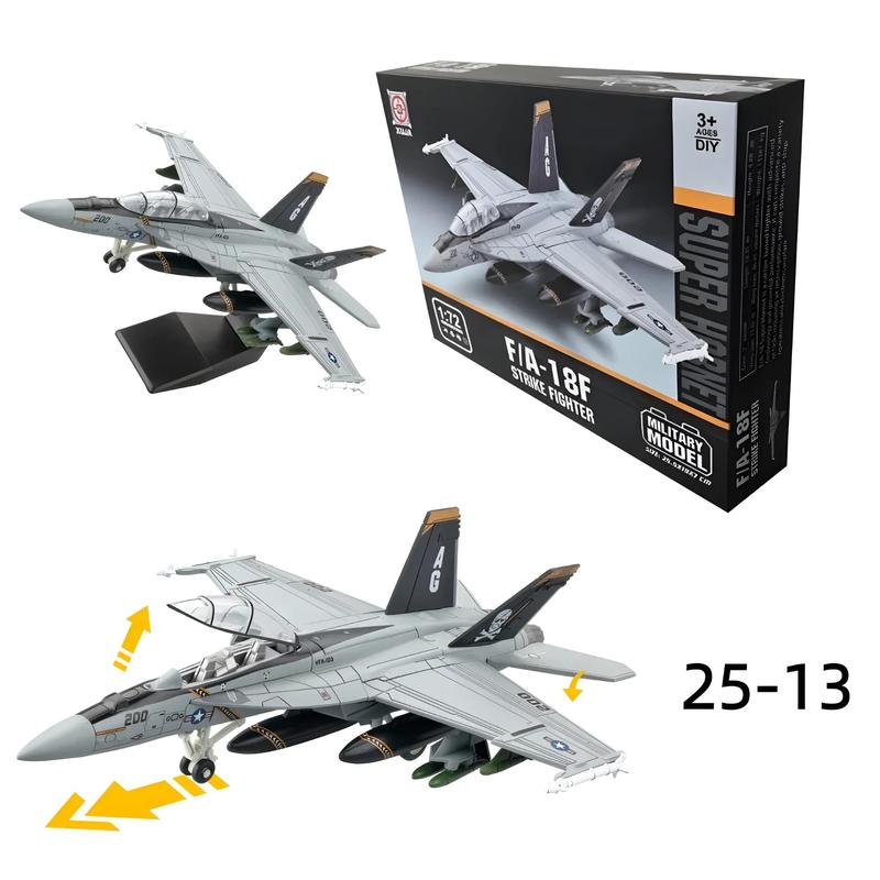 Modelo De Aeronave De Ataque F-18 Super Hornet Da Série Militar 1